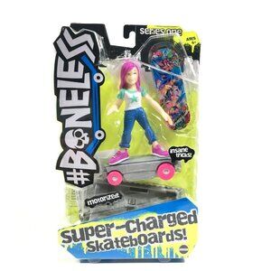 Boneless Motorized Super-Charged Skateboard Mia Skater Girl Figure